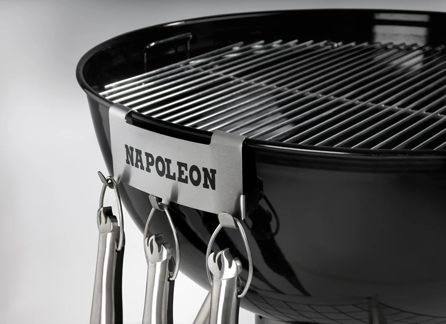Bestekhouder Voor Houtskool Barbecue - Napoleon 2 Bestekhouder Voor Houtskool Barbecue - Napoleon - Afbeelding 2