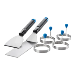 Breakfast Kit (4 Universele Ringen En 2 Plancha Spatels) - Napoleon