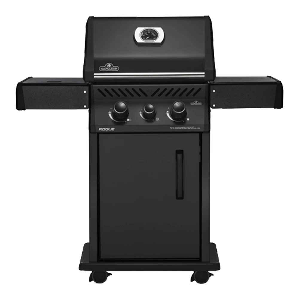 Limited Edition Napoleon Rogue 365 - Mat Zwart Met Zijbranders - Gas Barbecue - Afbeelding 2