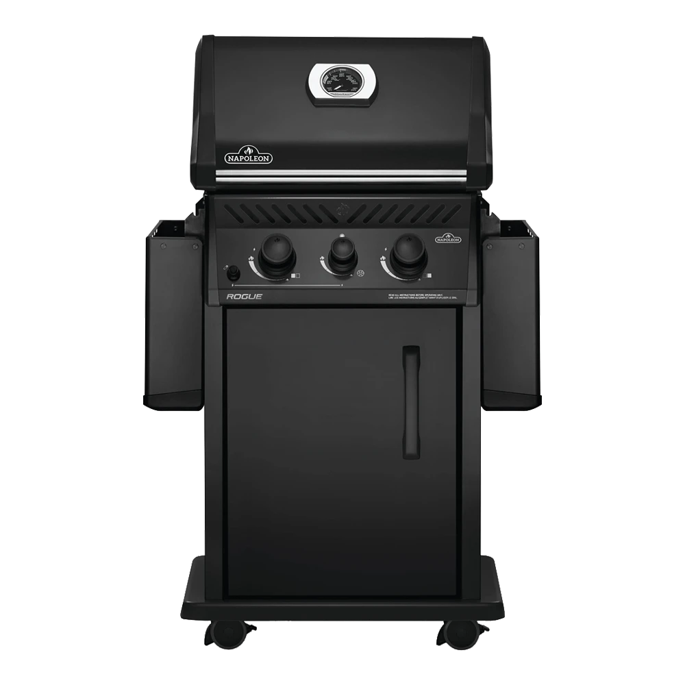 Limited Edition Napoleon Rogue 365 - Mat Zwart Met Zijbranders - Gas Barbecue - Afbeelding 3