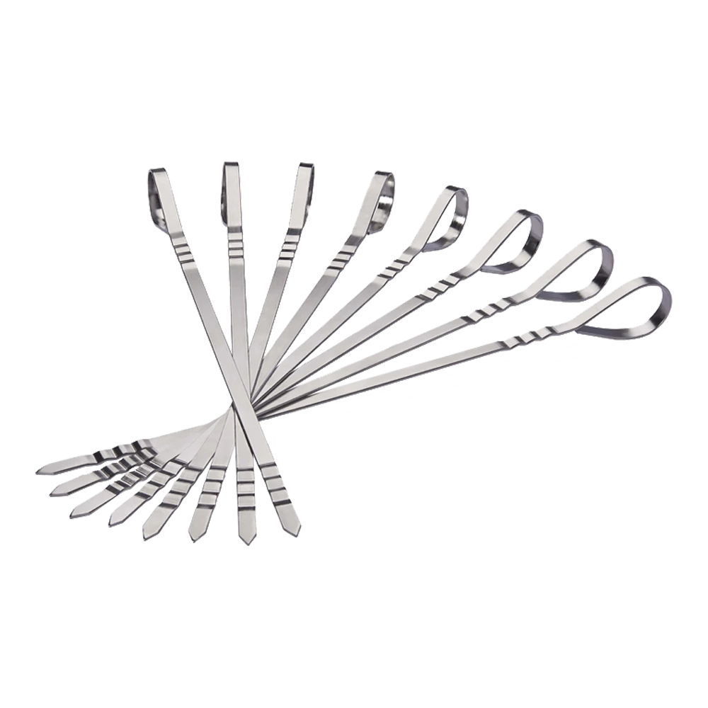 Multifunctionele RVS Schaschlikset, 8 Spiesen - Napoleon 1 Multifunctionele RVS Schaschlikset, 8 Spiesen - Napoleon