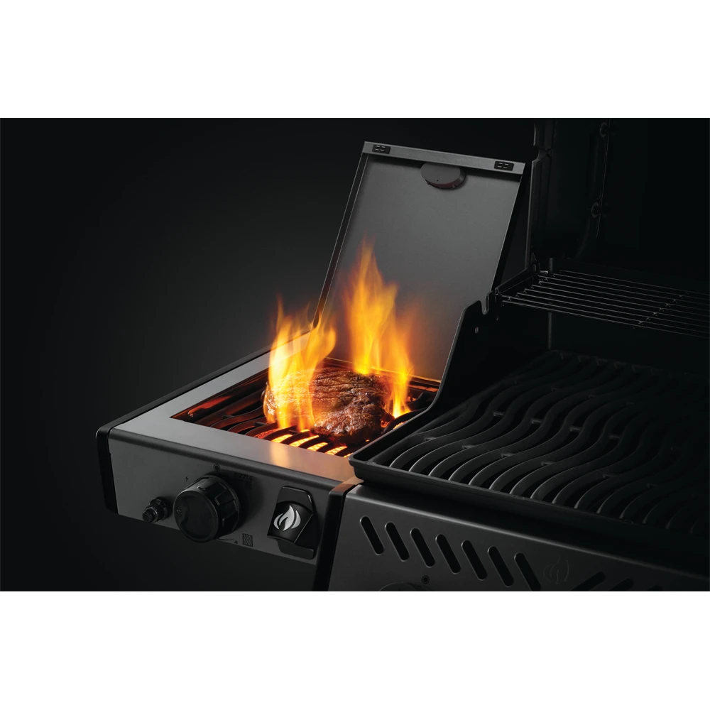 Napoleon Freestyle 425 - Graphite - 4 Hoofdbranders Met Sizzle Zone Zijbrander - Gas Barbecues - Afbeelding 10