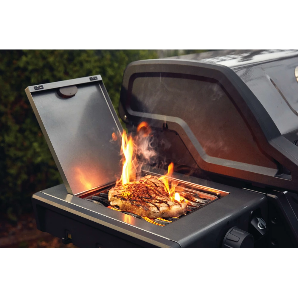 Napoleon Freestyle 425 - Graphite - 4 Hoofdbranders Met Sizzle Zone Zijbrander - Gas Barbecues - Afbeelding 11