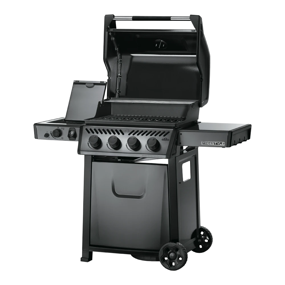 Napoleon Freestyle 425 - Graphite - 4 Hoofdbranders Met Sizzle Zone Zijbrander - Gas Barbecues - Afbeelding 2