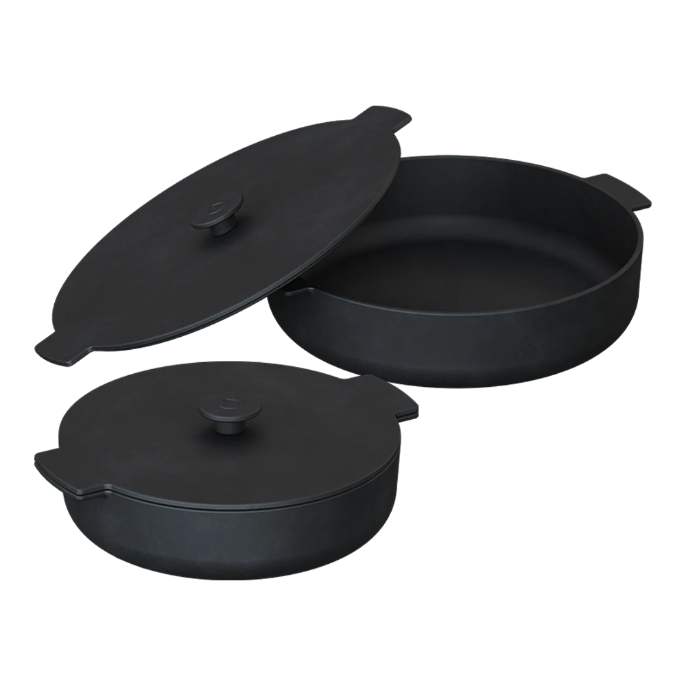 OFYR Gietijzeren Braadpannenset 21-26 1 OFYR Gietijzeren Braadpannenset 21-26