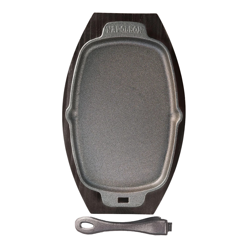 PRO Gietijzeren Pan Met Onderzetter - Napoleon 1 PRO Gietijzeren Pan Met Onderzetter - Napoleon