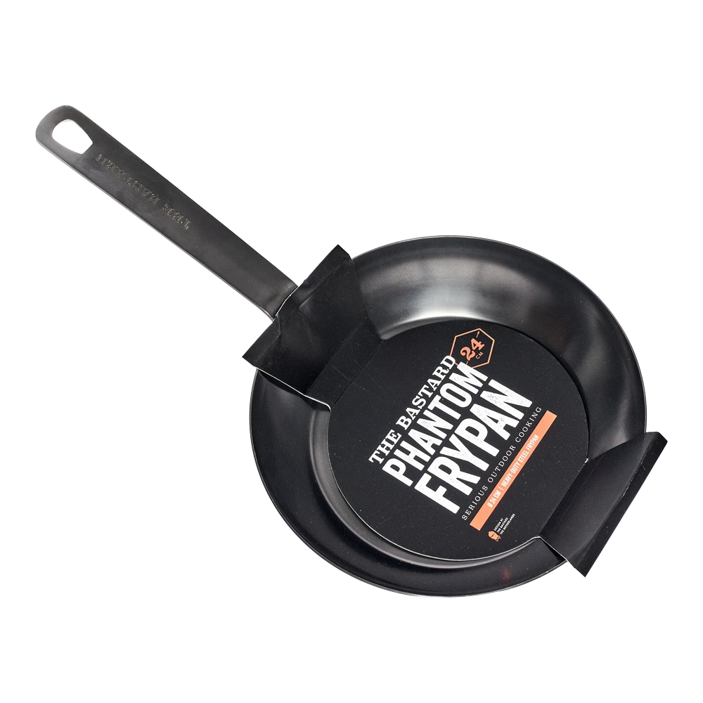 The Bastard Phantom Pan Steel M U00d8 24 Cm - Barbecue Kookgerei 1 The Bastard Phantom Pan Steel M U00d8 24 Cm - Barbecue Kookgerei