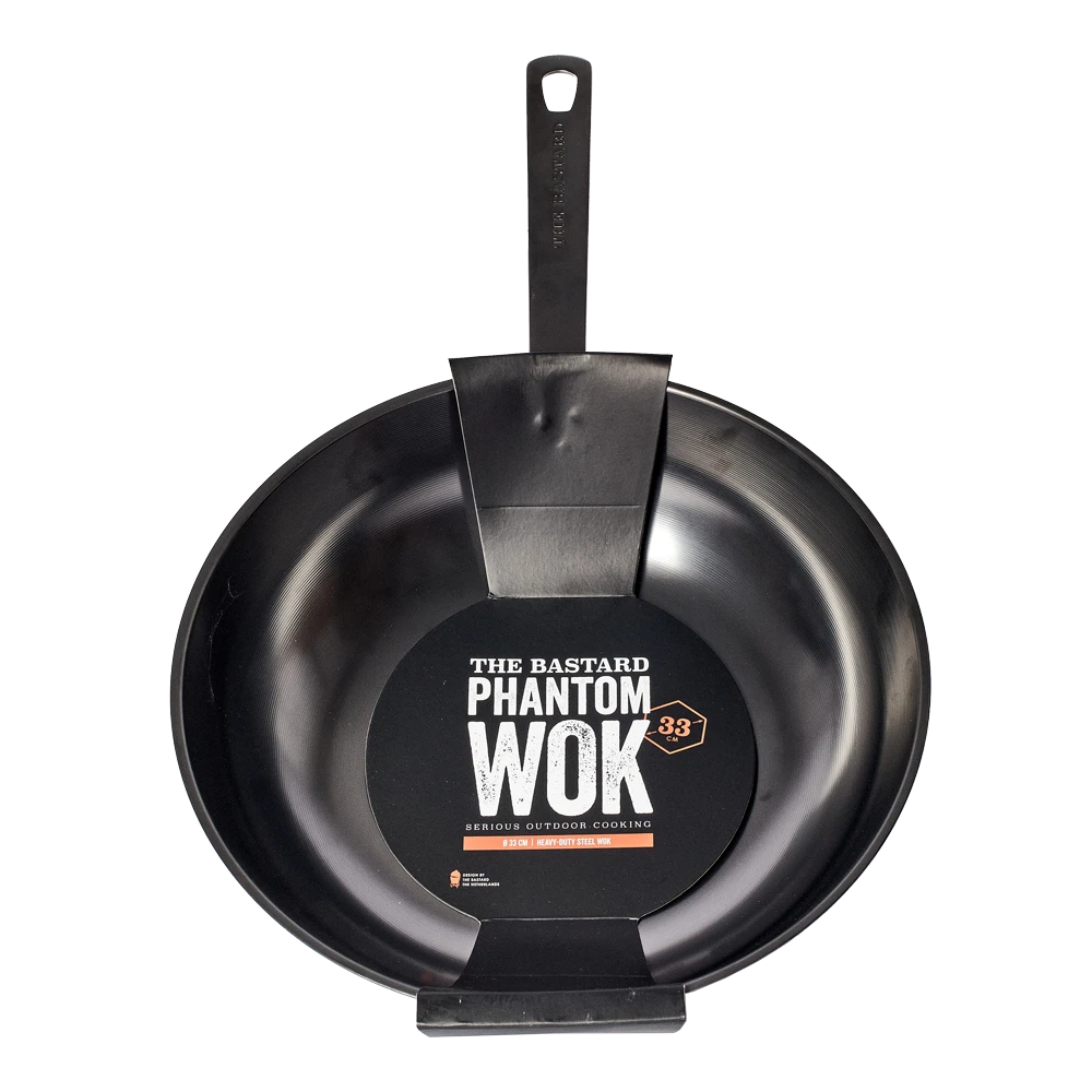 The Bastard Phantom Wok With Handel Carbon Steel - Barbecue Kookgerei 3 The Bastard Phantom Wok With Handel Carbon Steel - Barbecue Kookgerei - Afbeelding 3